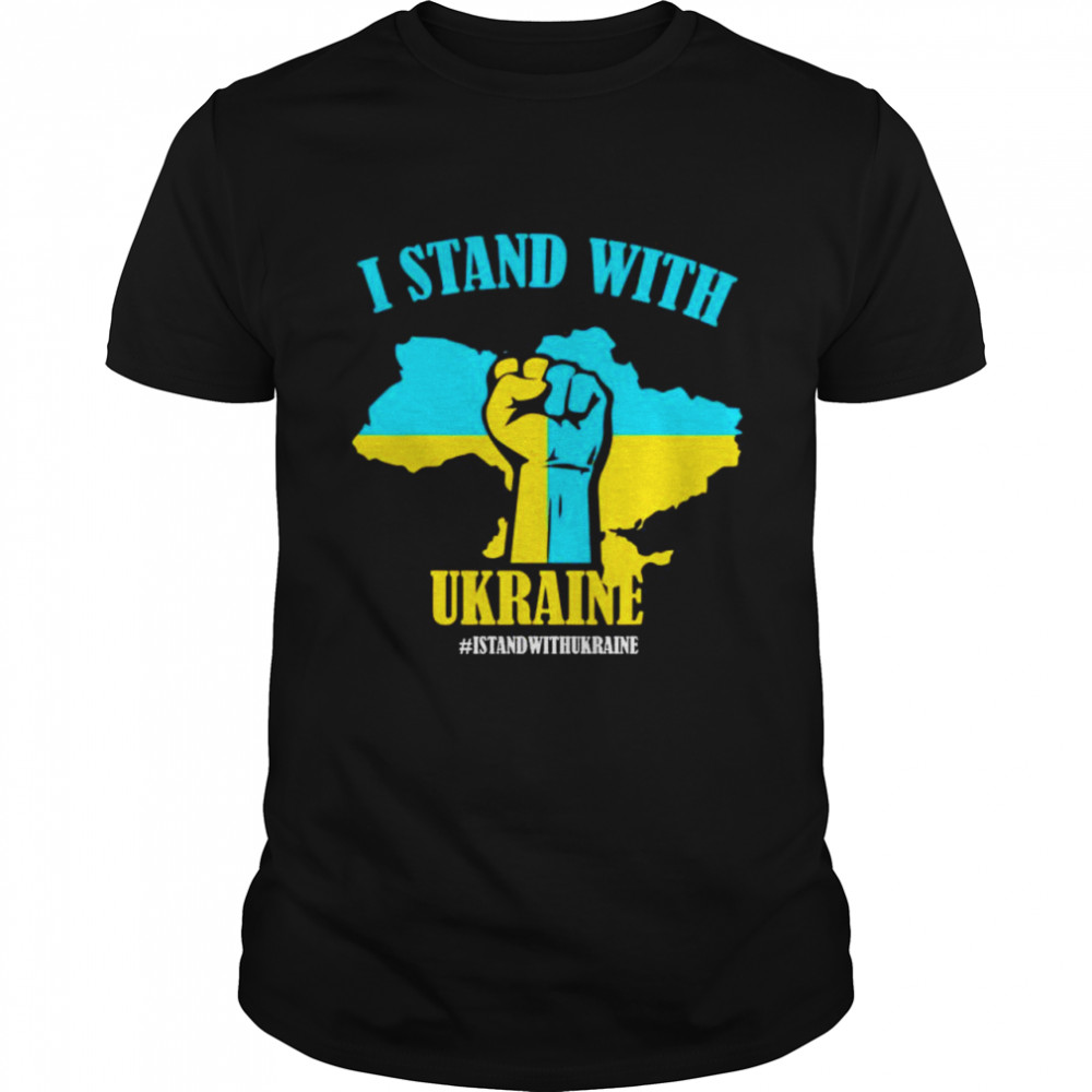 Ukraine I Stand With Ukraine Flag T-Shirt