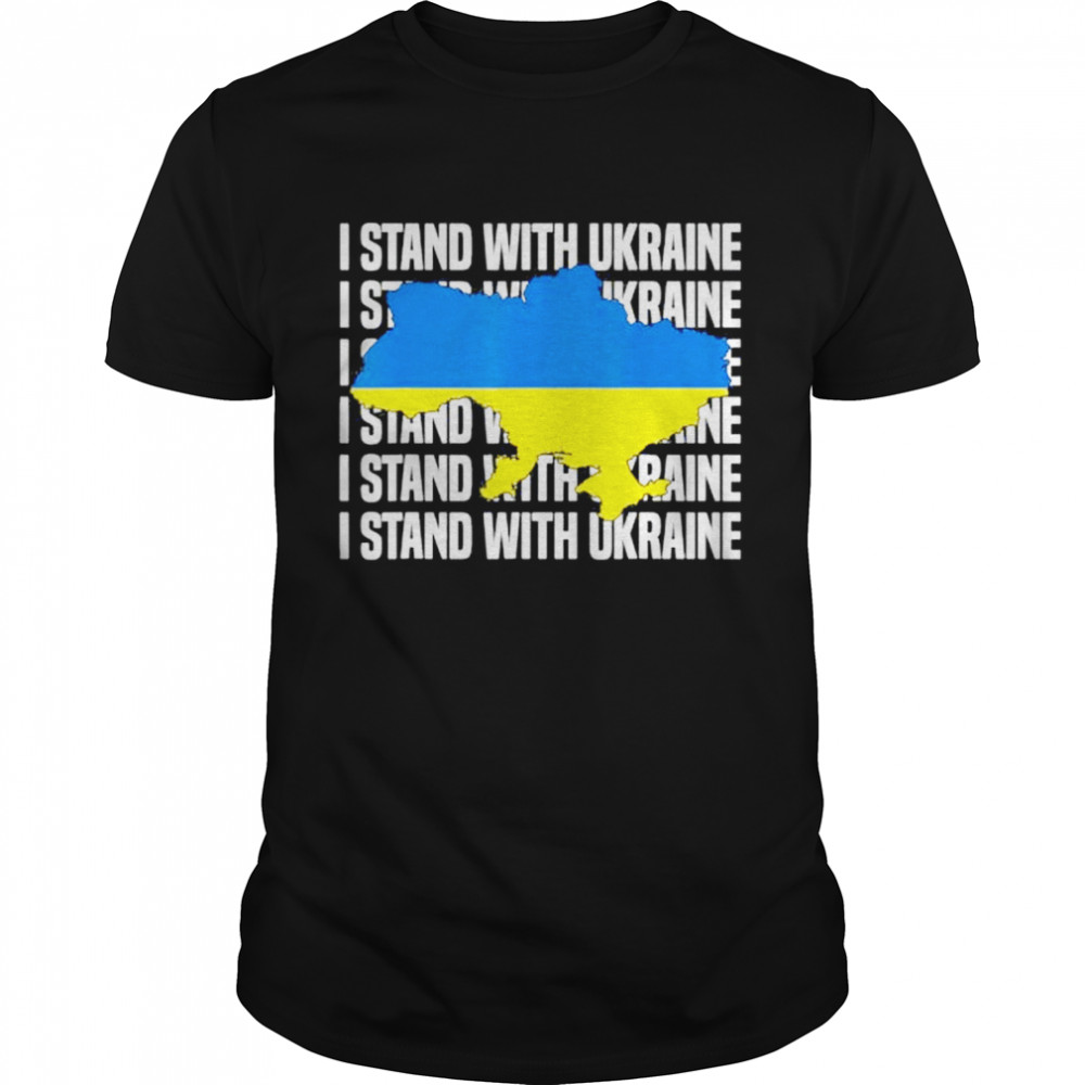 Usa Support Ukraine Flag Ukrainian Love I Stand With Ukraine Peace Ukraine Shirt