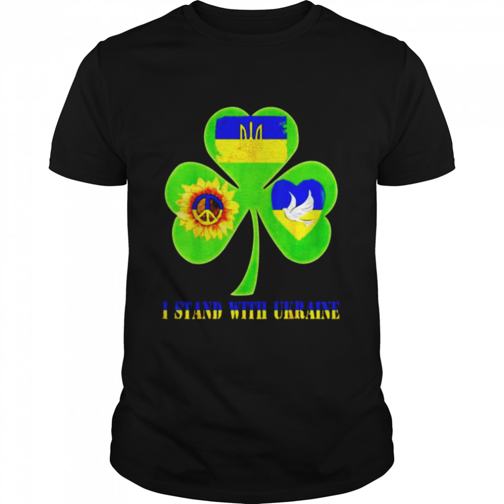 Shamrock I stand with Ukraine shirt
