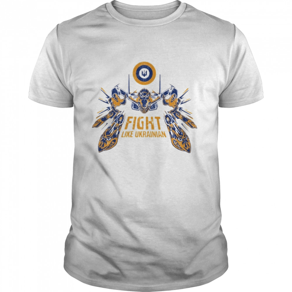 Fight like Ukrainian t-shirt Classic Men's T-shirt