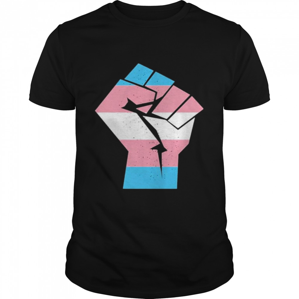 Protect Trans Kids Trans Hand Fist shirt