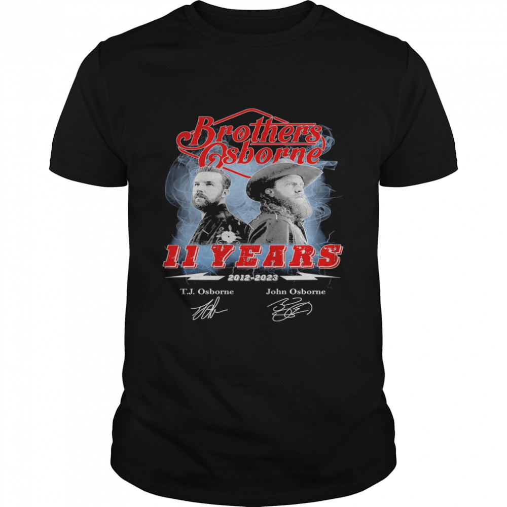 Brothers Osborne 11 Years 2012-2023 Signature T-Shirt