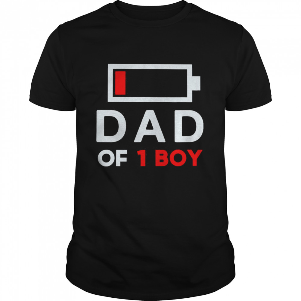 Family Lover Dad Of 1 Boy Shirt