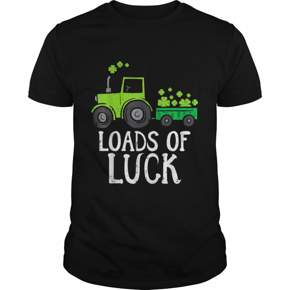 Loads Of Luck Tractor Toddler Boys St Patricks Day Shirt