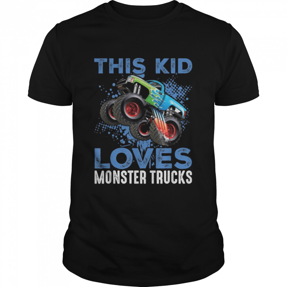 Monster Trucks Are My Jam For Boy Shirt