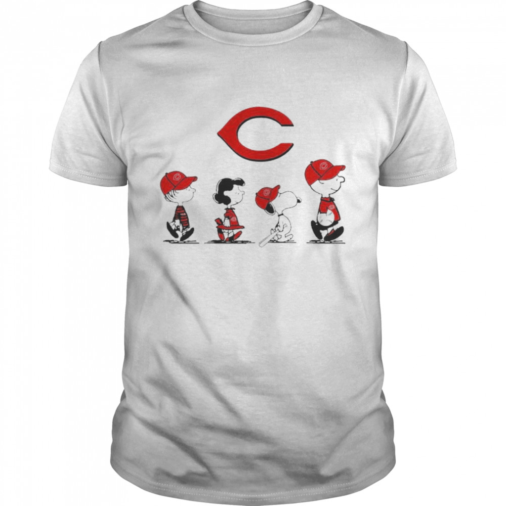 Peanuts Characters Cincinnati Reds Shirt