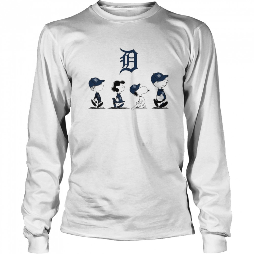 Peanuts characters Detroit Tigers shirt, hoodie, sweater and v-neck t-shirt