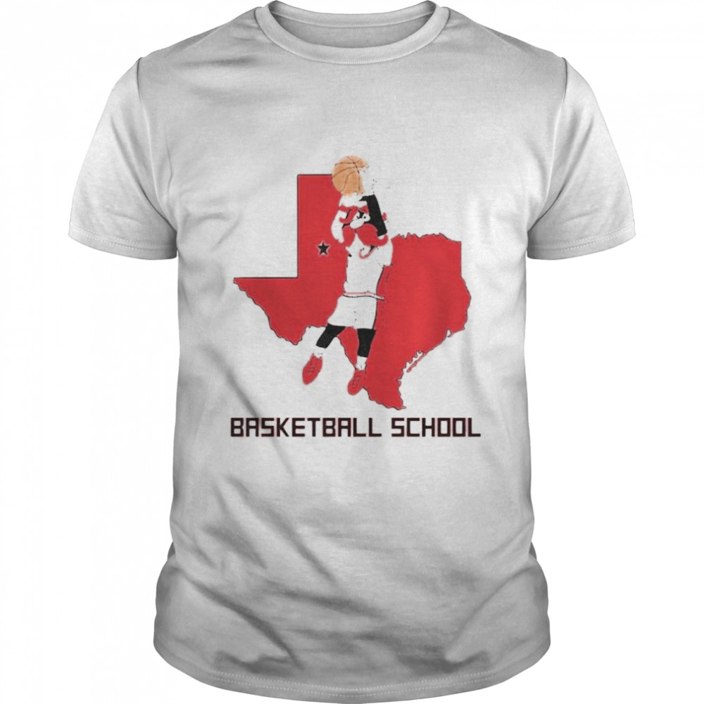 Texas Tech Red Raiders Basketball School Shirt