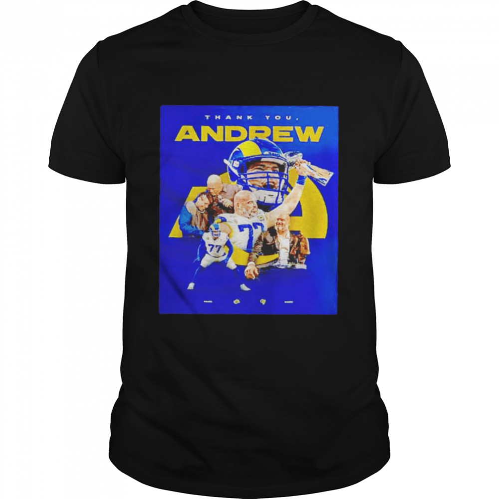 Thank You Andrew Whitworth Los Angeles Rams Shirt