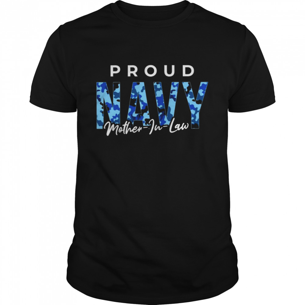 Proud NAVY Mother In Law T-shirt