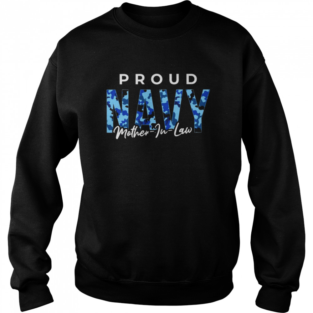 Proud NAVY Mother In Law T-shirt Unisex Sweatshirt