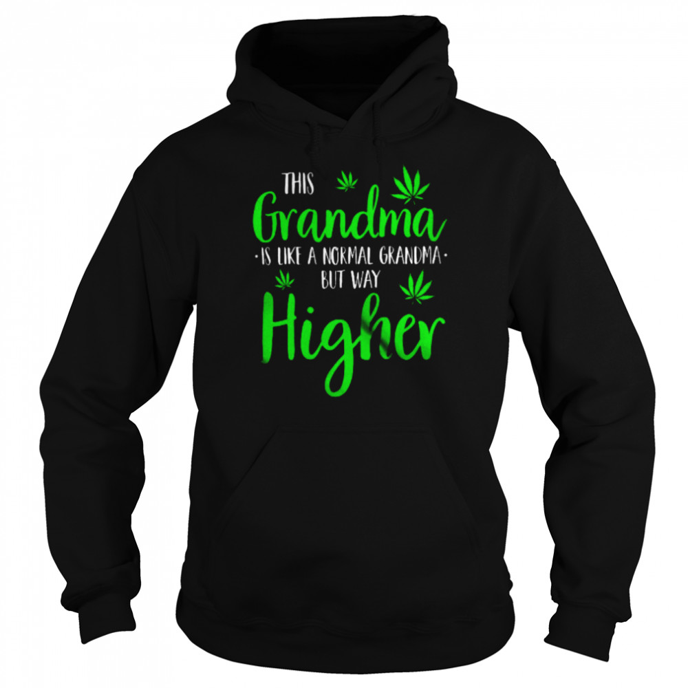 This Grandma Definition But Way Higher Mother's Day Weed Smoker Unisex Hoodie