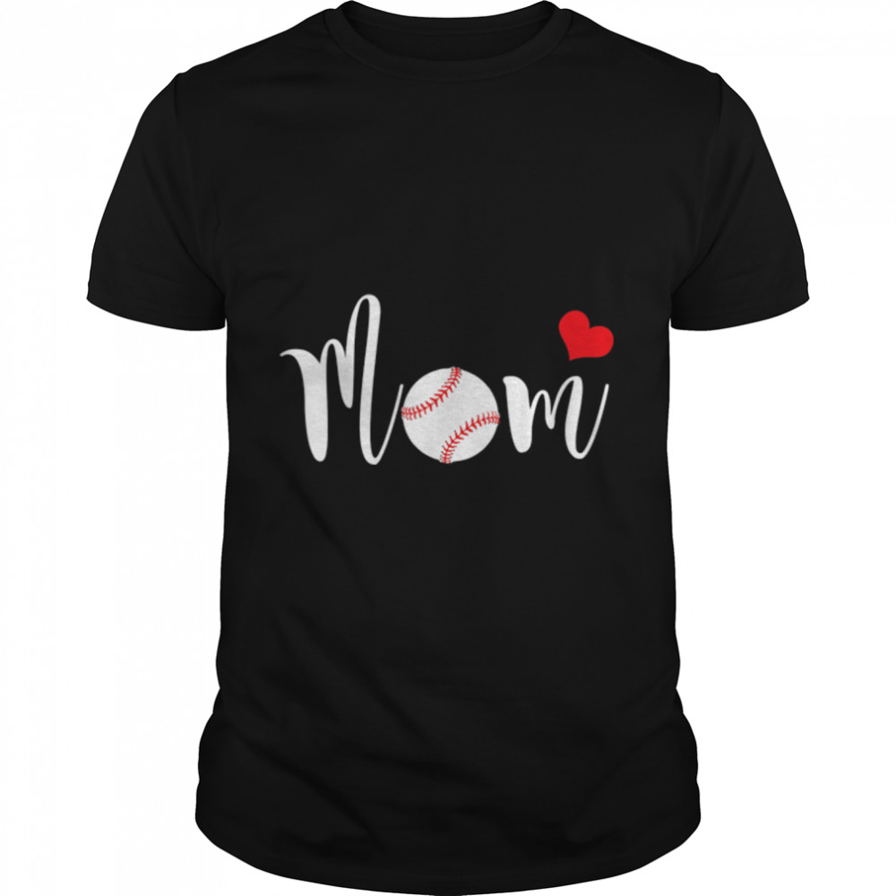 Baseball Mom Mom Love T-Shirt
