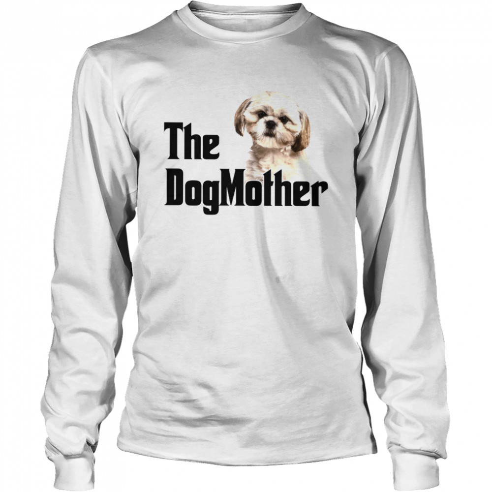 DogMother CREAM Shih Tzu T- Long Sleeved T-shirt