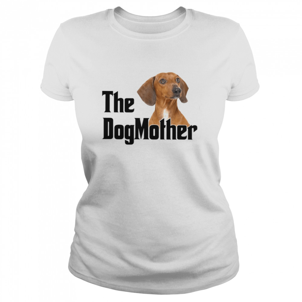 DogMother Red Dachshund T- Classic Women's T-shirt