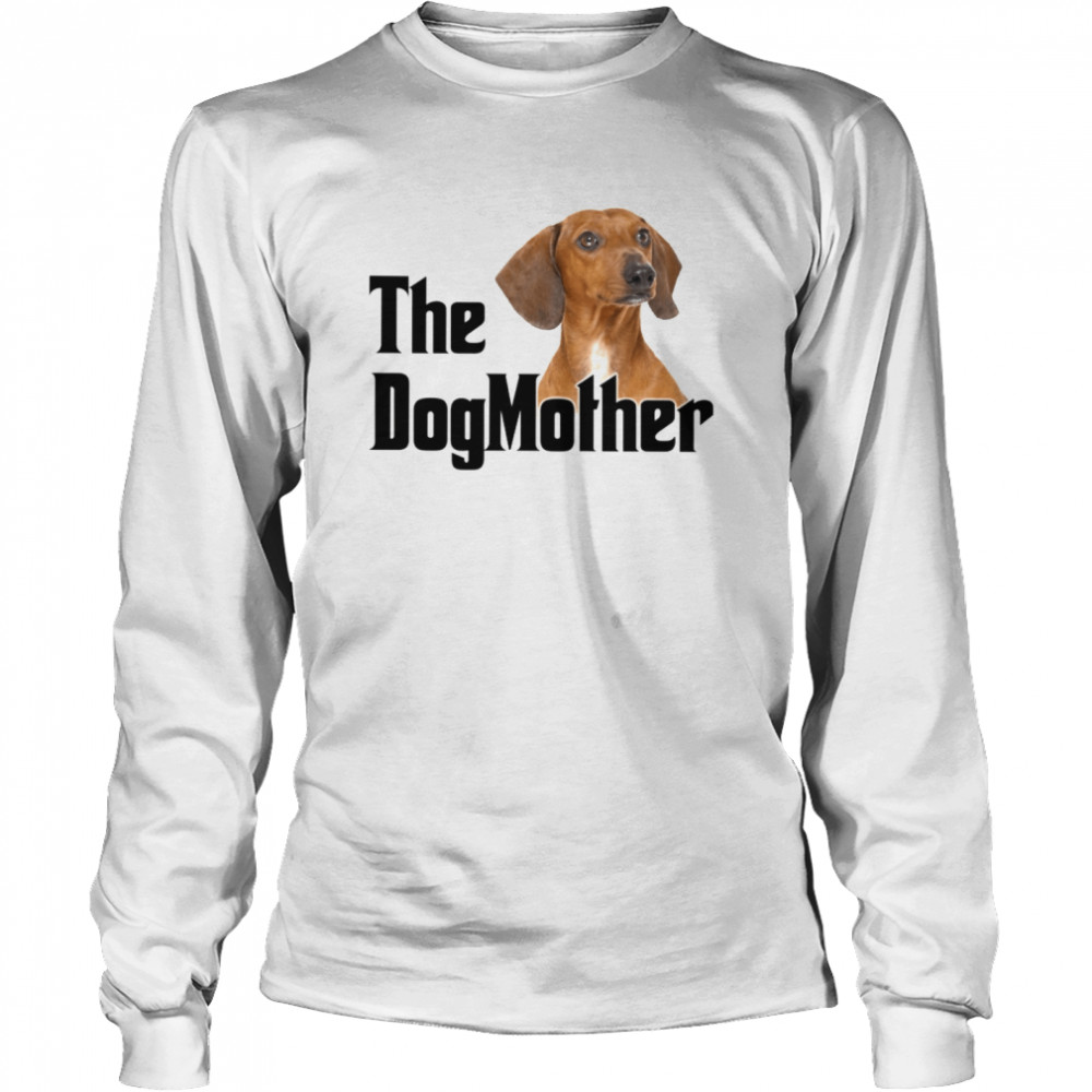 DogMother Red Dachshund T- Long Sleeved T-shirt