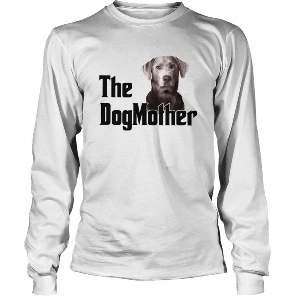 DogMother SILVER Labrador T- Long Sleeved T-shirt