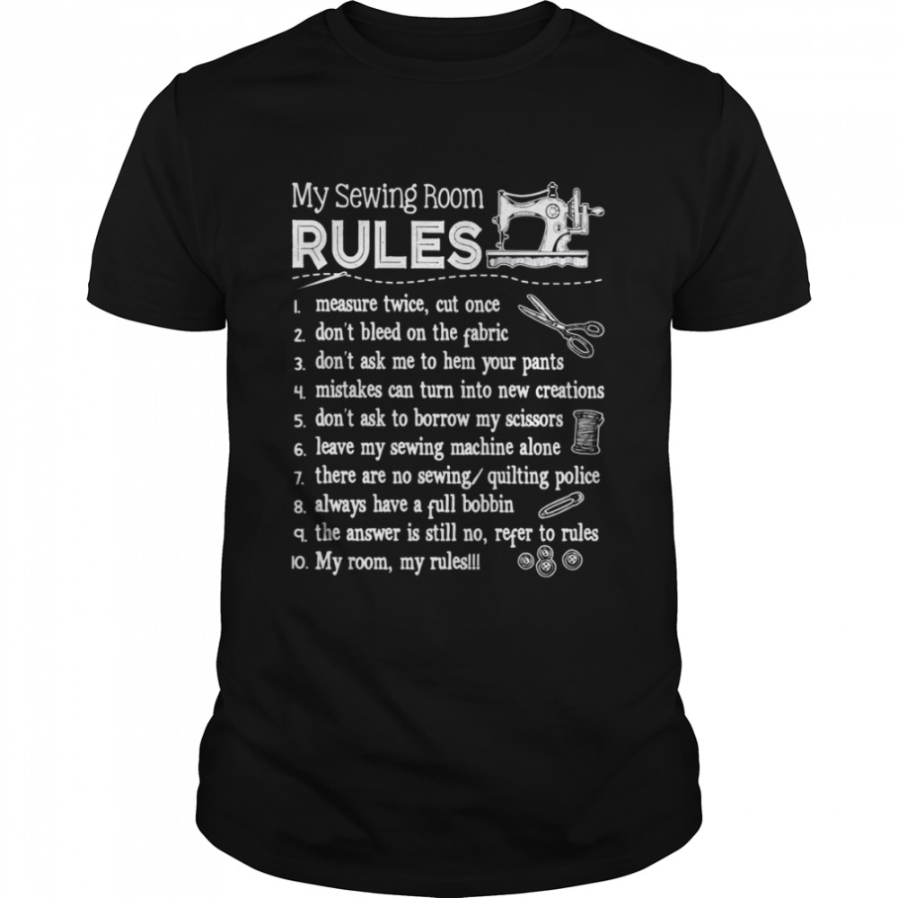 My Sewing Rom Rules  Classic Men's T-shirt