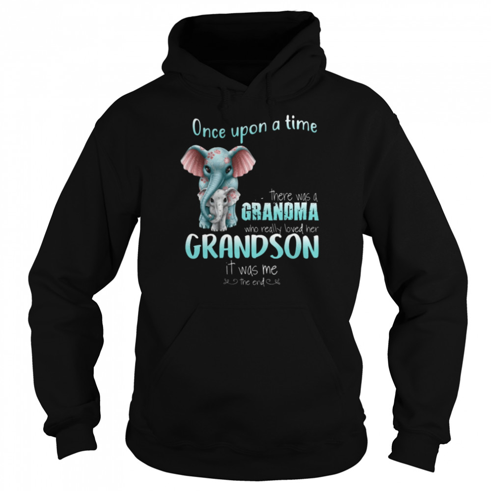 There was a grandma who loved grandson T- Unisex Hoodie