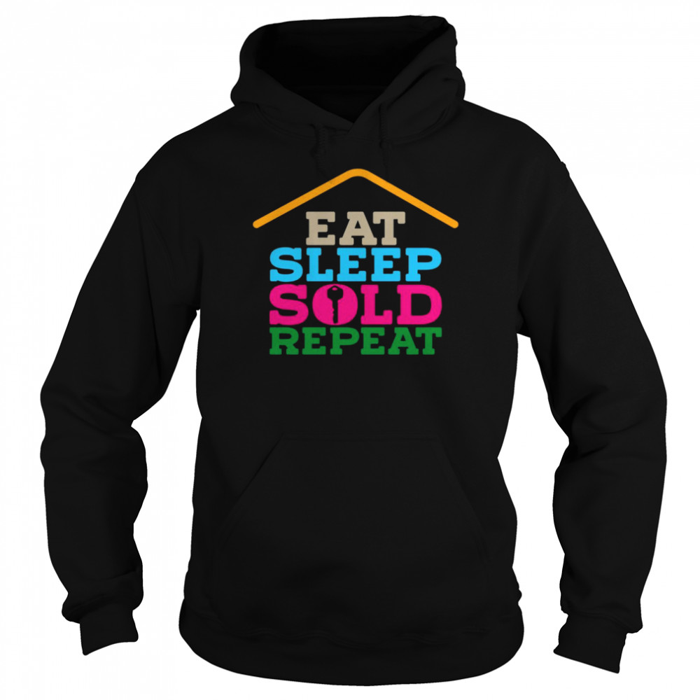 Eat Sleep Sold Repeat Unisex Hoodie