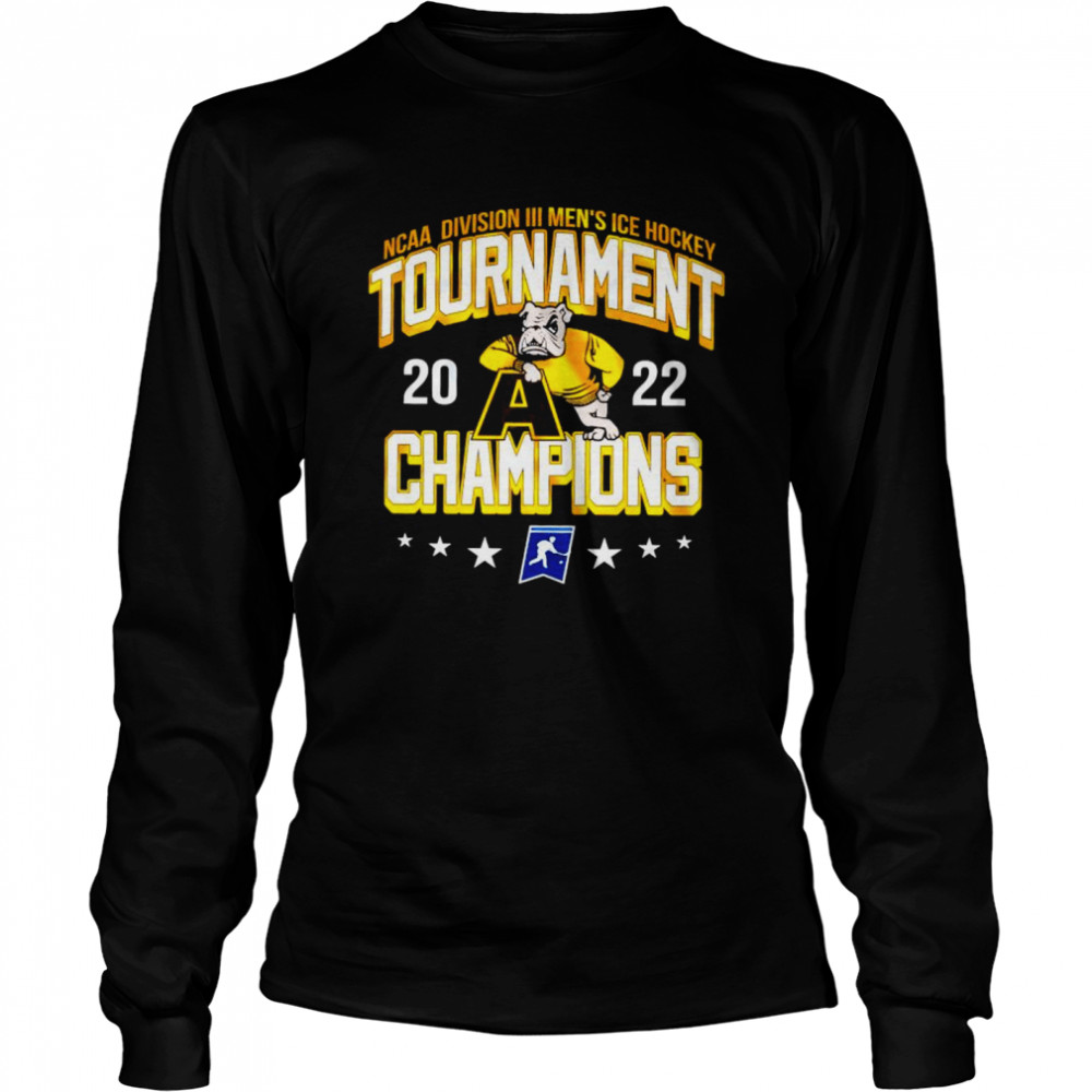 Adrian Bulldogs 2022 NCAA Division III Men’s Ice Hockey Champions shirt Long Sleeved T-shirt