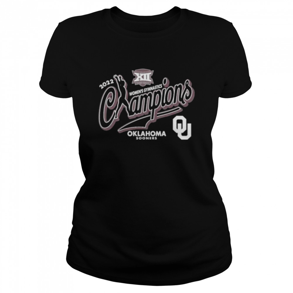 Best Oklahoma Sooners Blue 84 2022 Big 12 Women’s Gymnastics Conference Champions Event shirt Classic Women's T-shirt