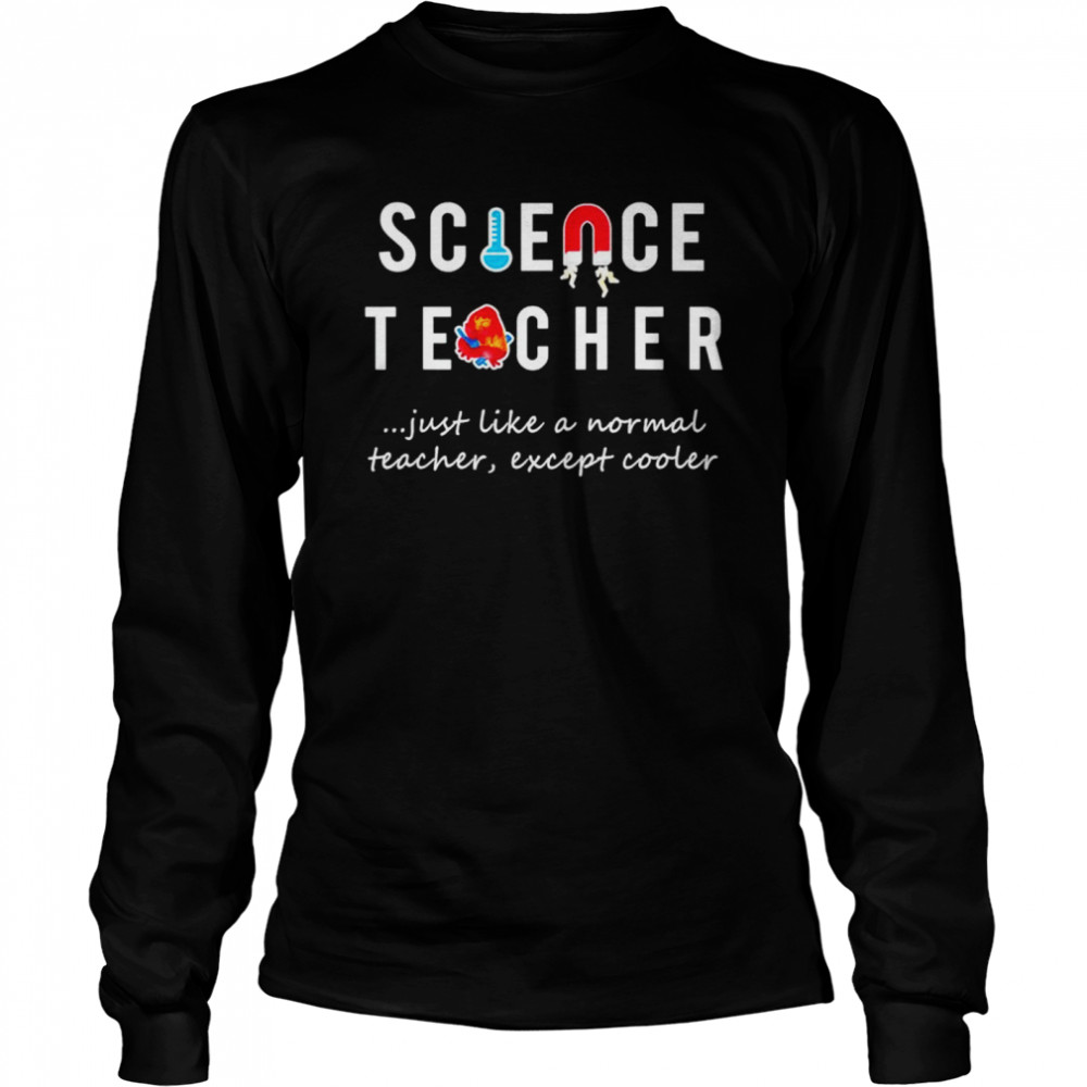 I Heart Love Science and Biology Teacher T- Long Sleeved T-shirt