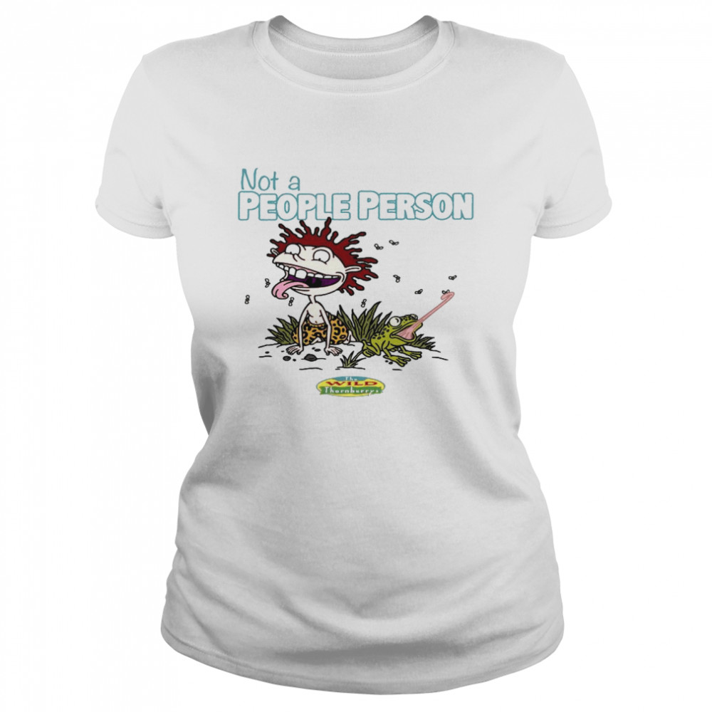 The Wild Thornberrys Donnie Not A People Person Langarmshirt Classic Women's T-shirt