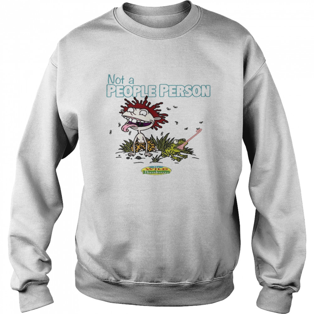 The Wild Thornberrys Donnie Not A People Person Langarmshirt Unisex Sweatshirt