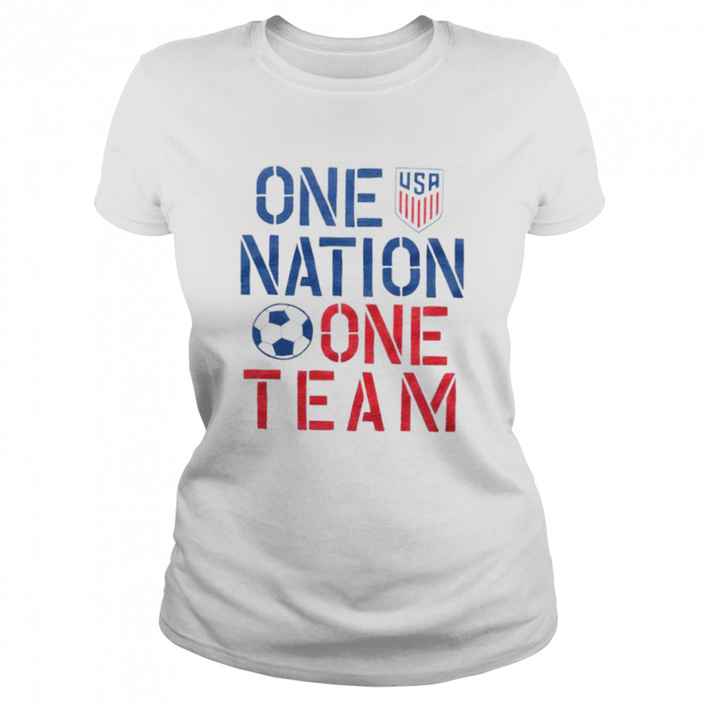 United States men’s national soccer one nation one team shirt Classic Women's T-shirt
