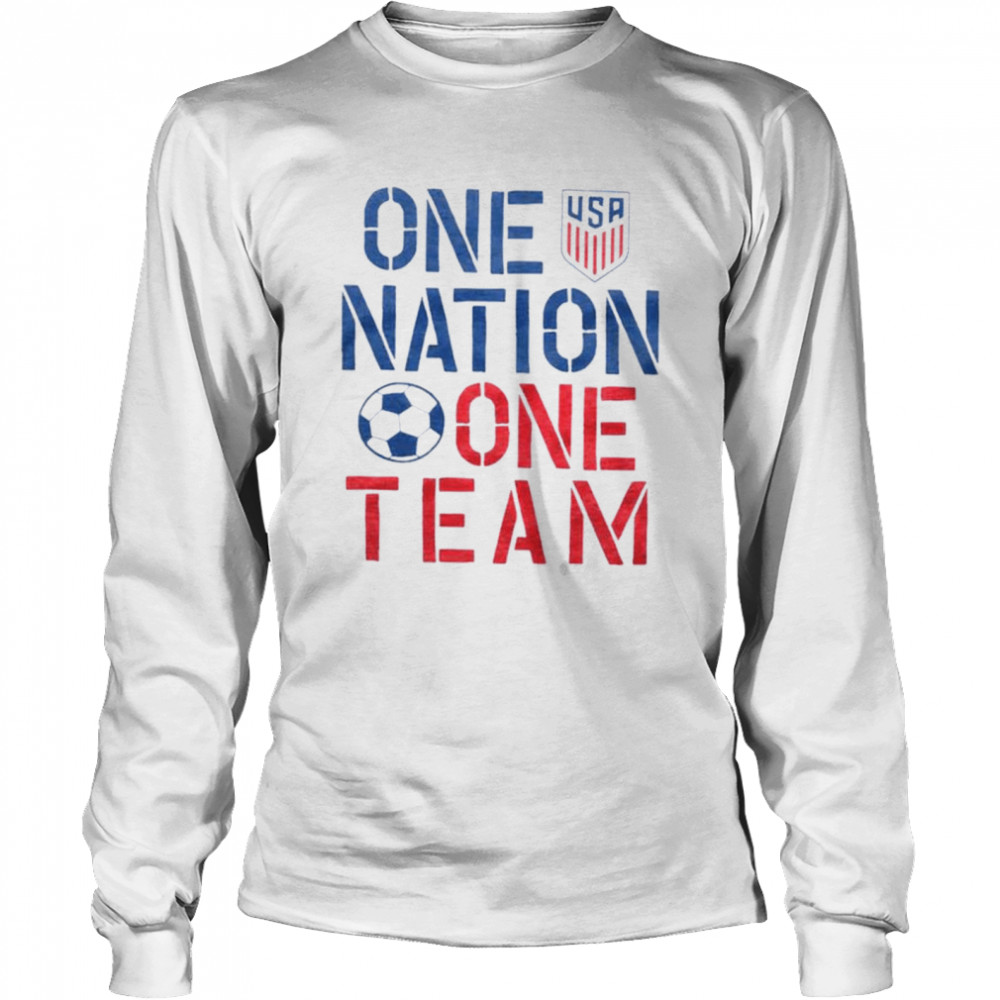 United States men’s national soccer one nation one team shirt Long Sleeved T-shirt