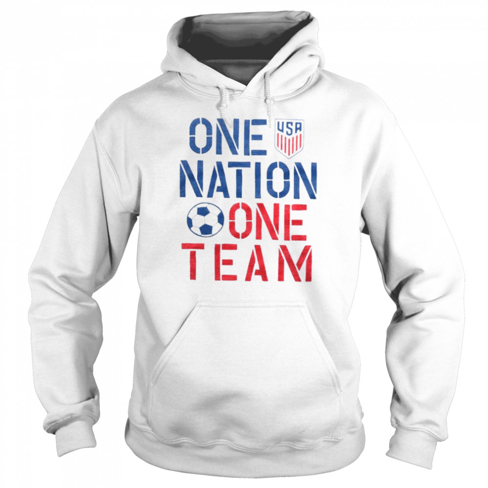 United States men’s national soccer one nation one team shirt Unisex Hoodie
