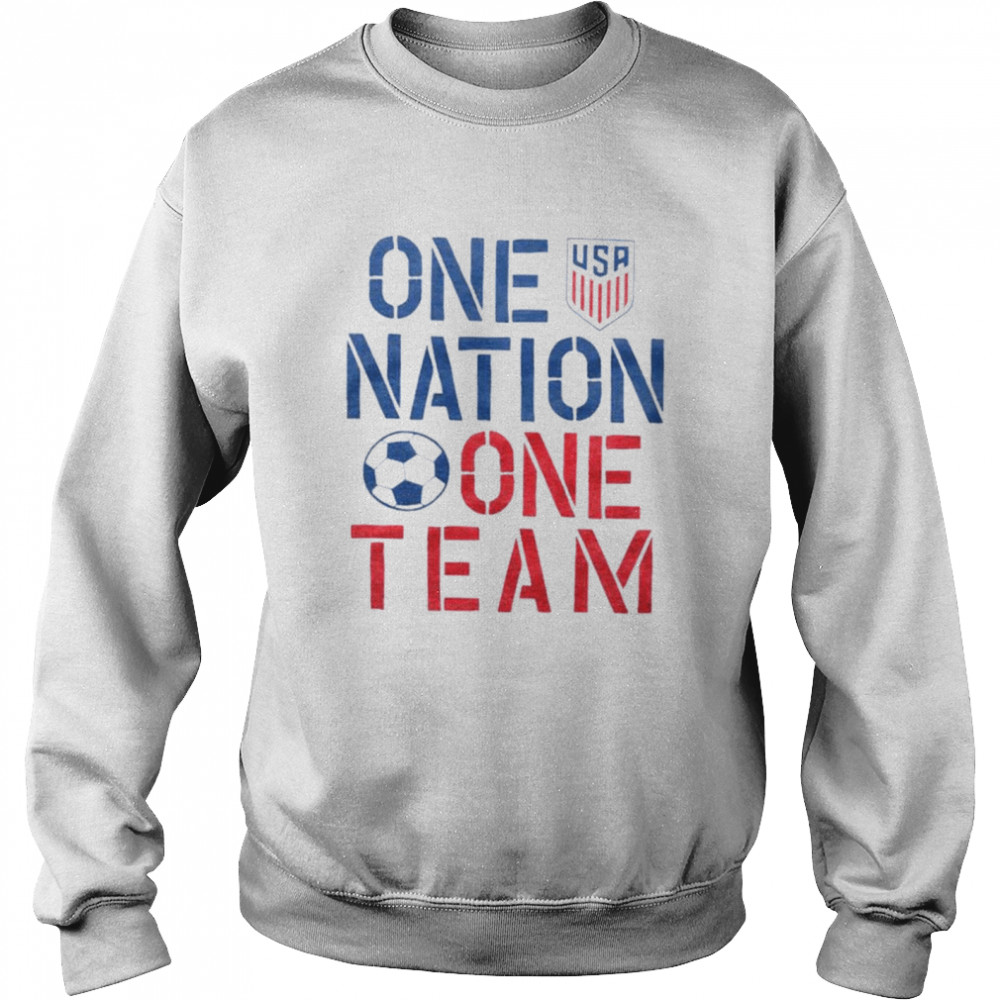 United States men’s national soccer one nation one team shirt Unisex Sweatshirt
