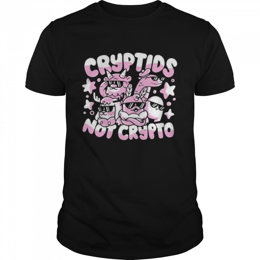 The yetee jushmu cryptids not crypto shirt