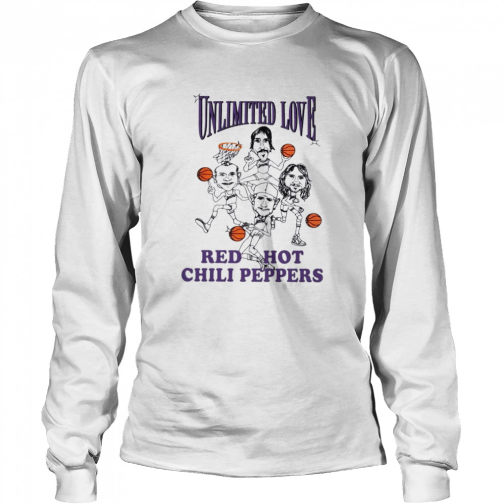 Los Angeles Lakers Unlimited Love Red Hot Chili Peppers T-Shirt