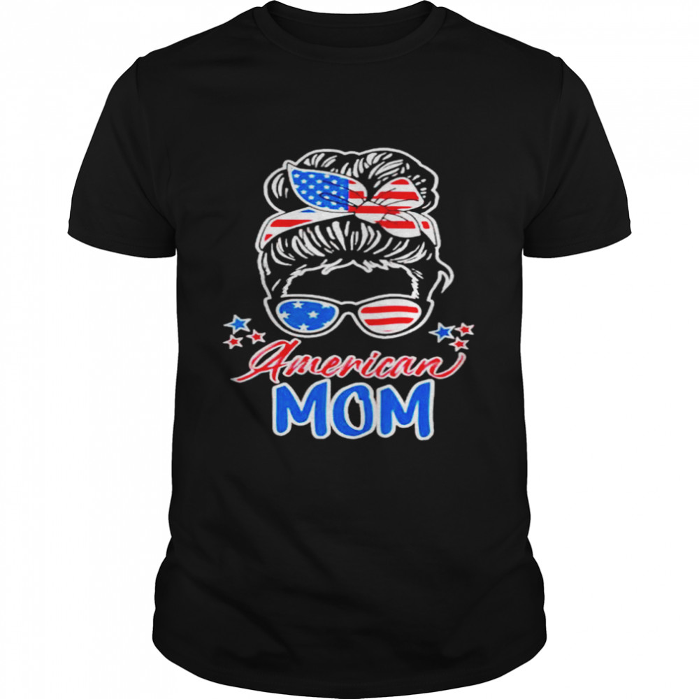 Messy bun American Mom shirt Classic Men's T-shirt