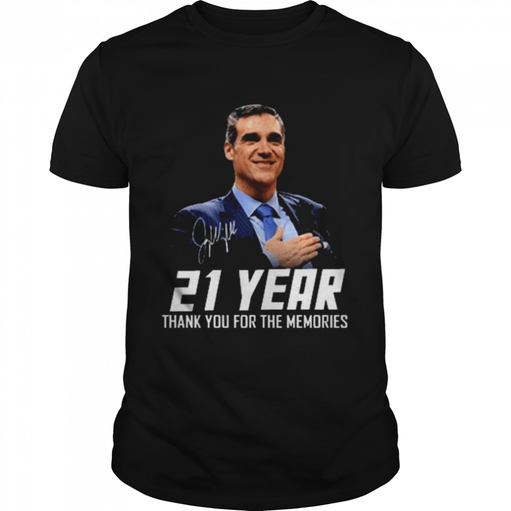 Jay wright retirement after 21 year career signature shirt