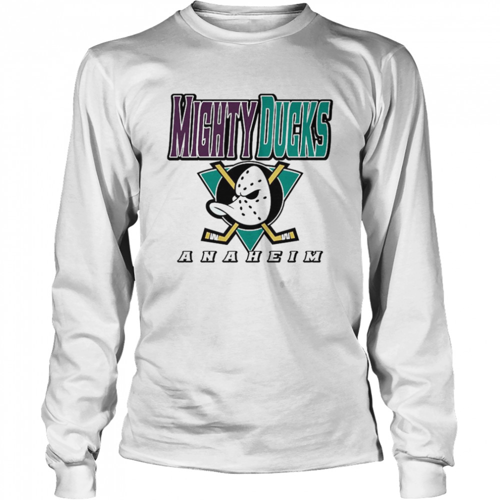 Vintage 90s Anaheim Mighty Ducks Shirt, Vintage Unisex Hoodie Long