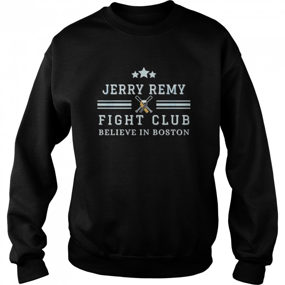 JERRY REMY - FIGHT CLUB Believe in Boston (XL) T-Shirt BOSTON RED SOX