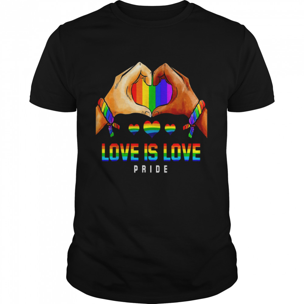 Love Is Love Pride Lgbt Shirt Rainbow Flag Color Shirt