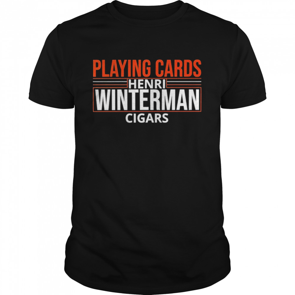 Playing cards henri winterman cigars shirt