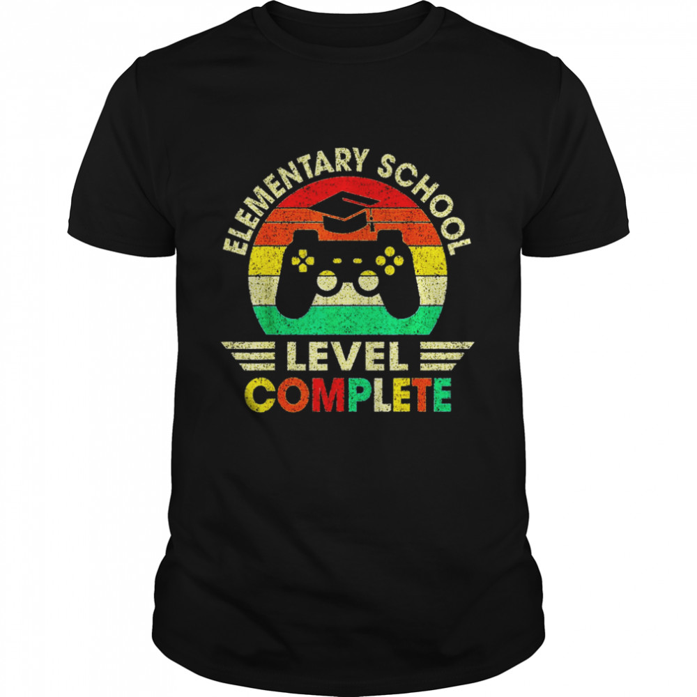 Elementary School Graduation Level Complete Video Games Boys  Classic Men's T-shirt