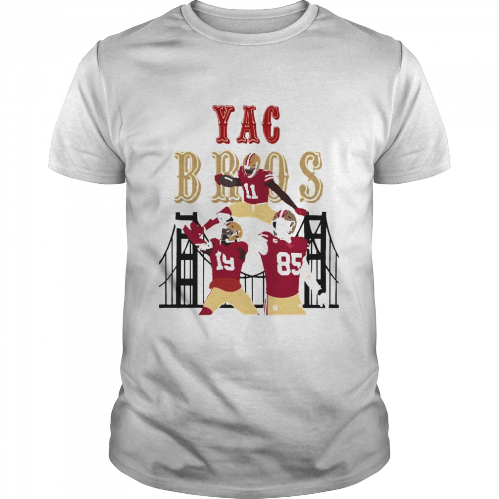 Yac Bros San Francisco 49ers Kittle Samuel And Aiyuk T- Classic Men's T-shirt
