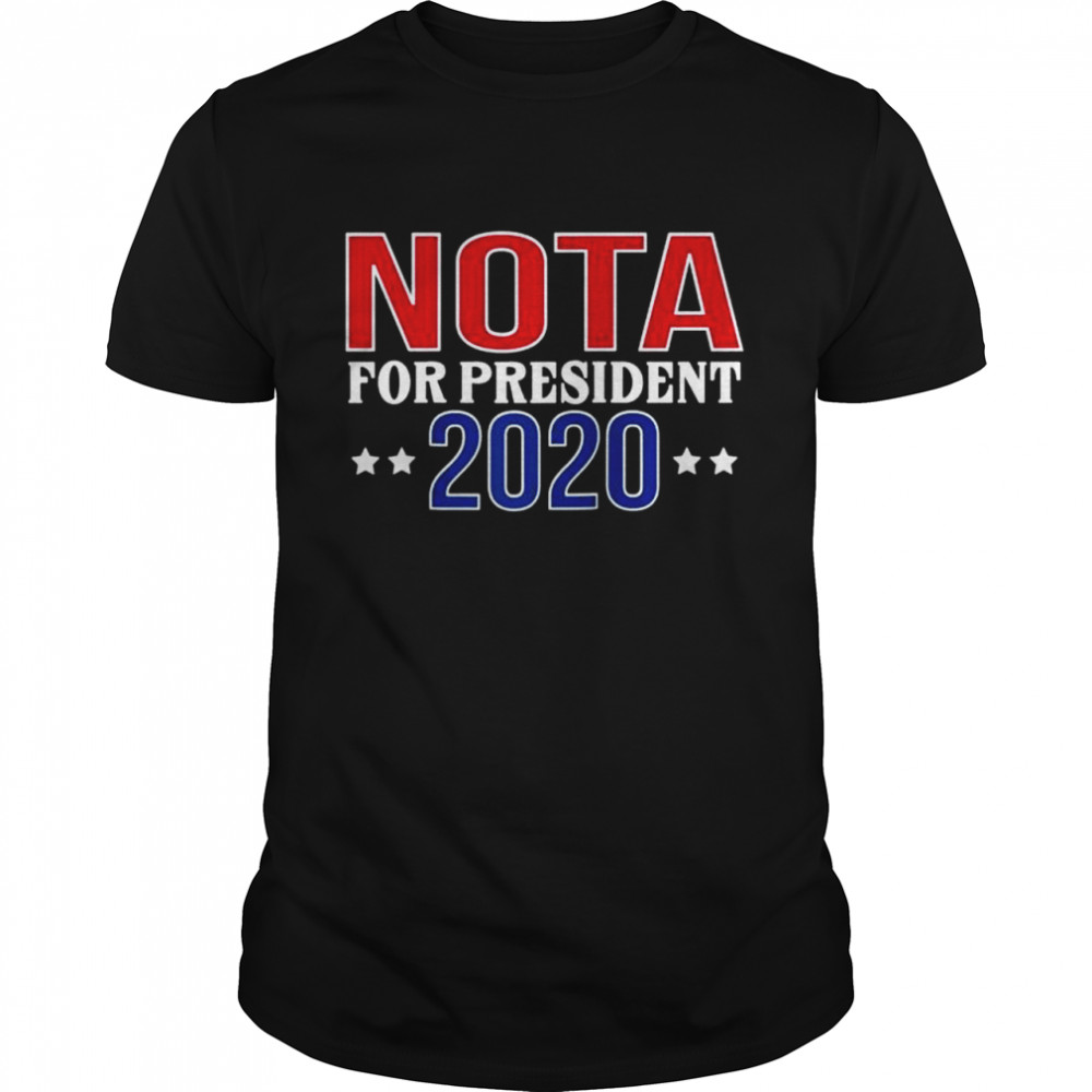 Lustige Abstimmung NOTA Keine über Präsident 2020 Race Protest Rally Raglan  Classic Men's T-shirt