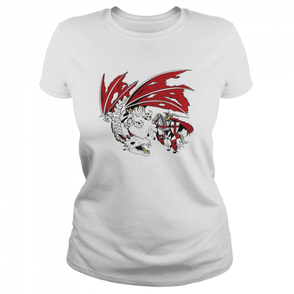 George and the skeleton Dragon shirt Classic Women's T-shirt