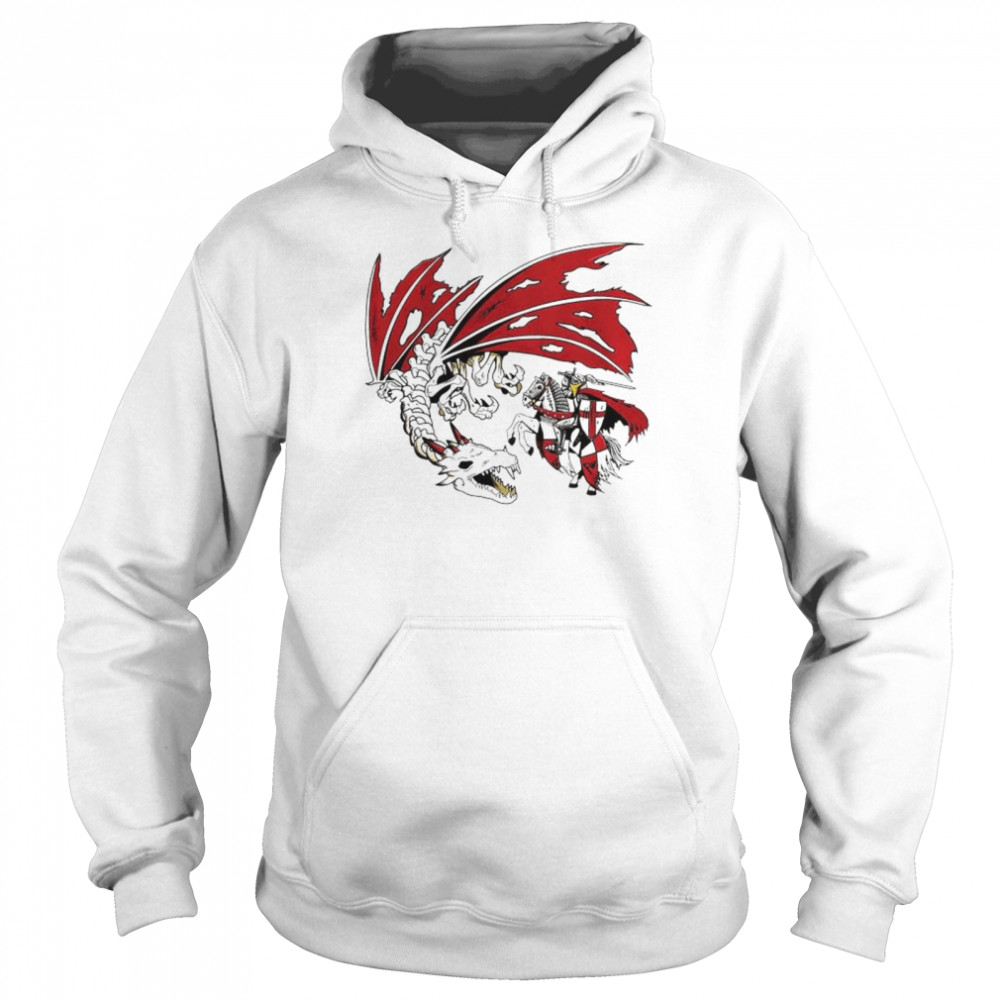 George and the skeleton Dragon shirt Unisex Hoodie
