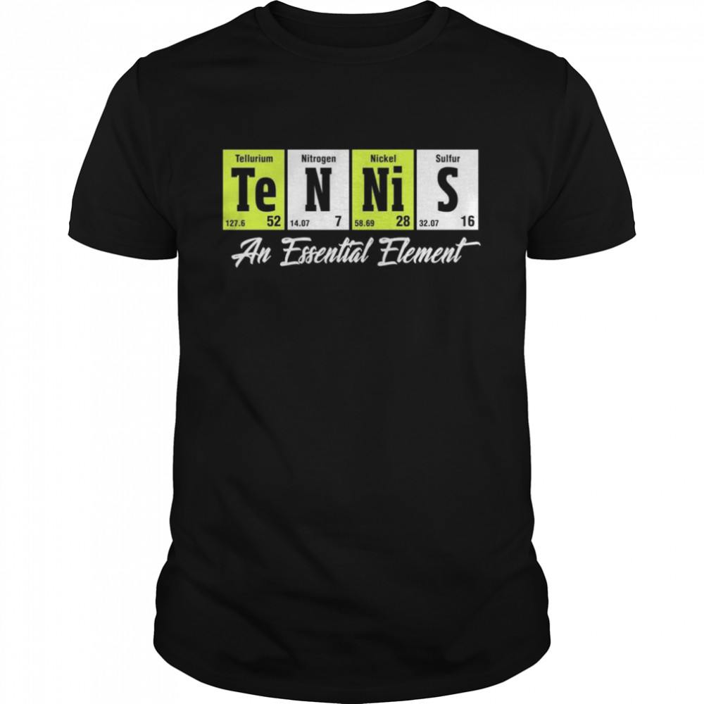 Tennisspieler, ein wesentliches Element Langarmshirt Classic Men's T-shirt