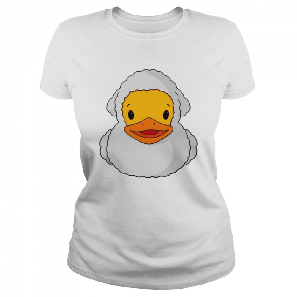 White Sheep Rubber Duck  Classic Women's T-shirt