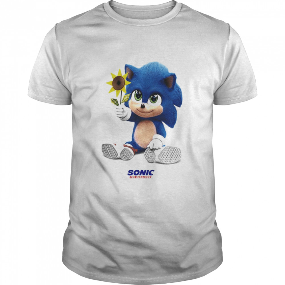 Baby Sonic Sunflower shirt Classic Men's T-shirt