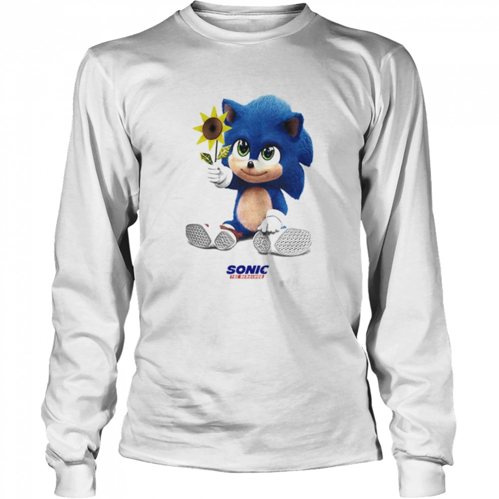 Baby Sonic Sunflower shirt Long Sleeved T-shirt